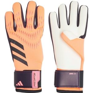 Adidas Predator Orange and Black Goalkeeper Gloves size 8